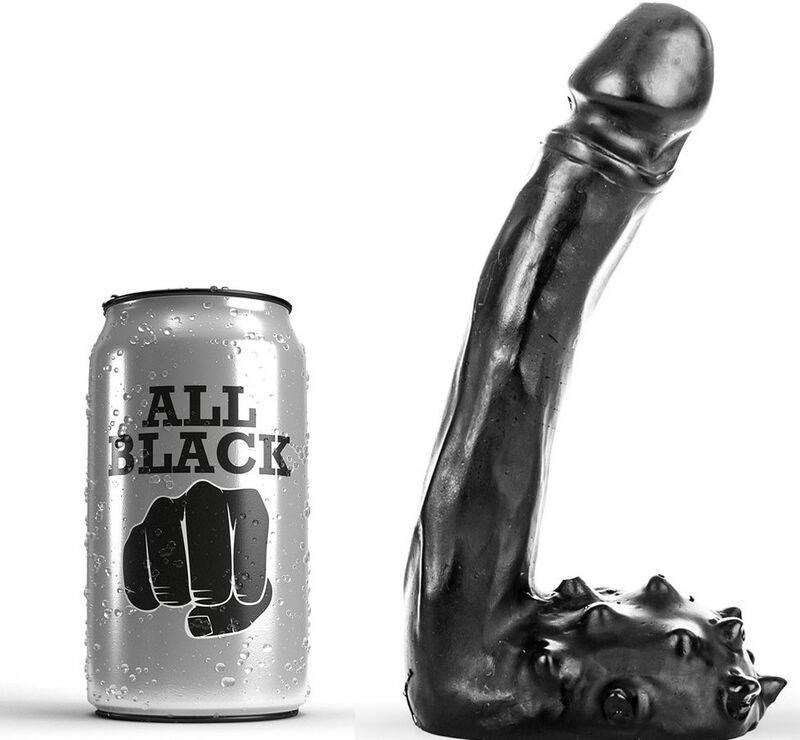 TUTTO NERO - DILDO REALISTICO 19 CM