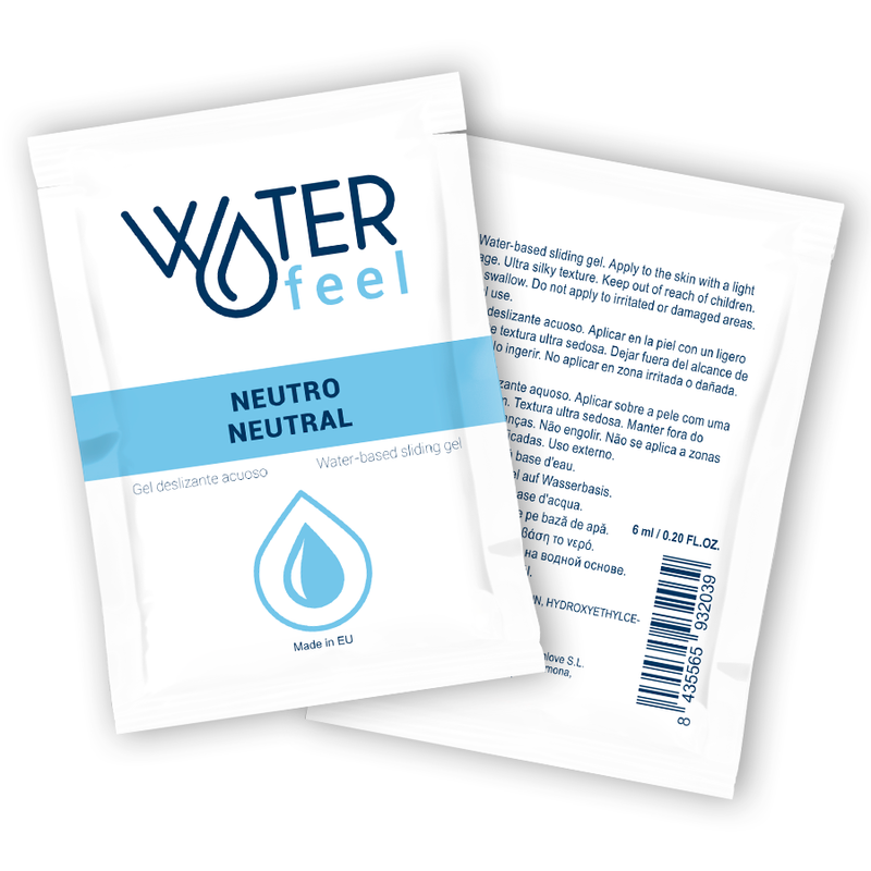 WATERFEEL - GEL SCORREVOLE NEUTRO A BASE D'ACQUA 6 ML