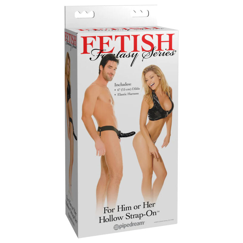 SERIE FETISH FANTASY - SERIE BLACK DREAM HOLLOW STRAP ON