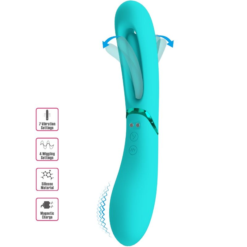 ROMANCE - VIBRATORE PUNTO G LEXIE 7 VIBRAZIONI BLU