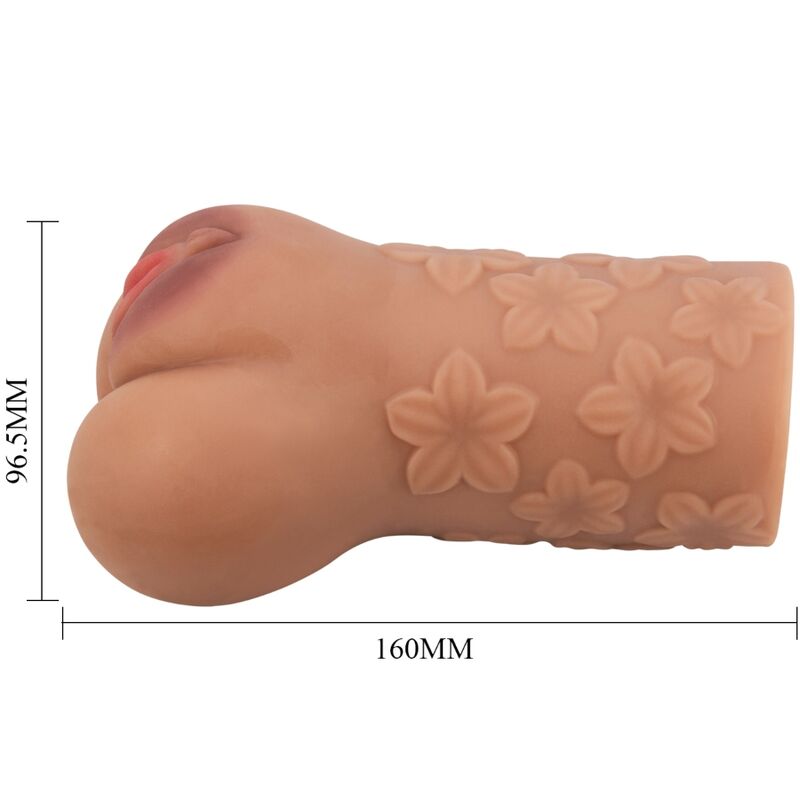 TORO PAZZO - DESIGN DI VAGINA E ANO SCARLATTO CON FIORI DI CARNE