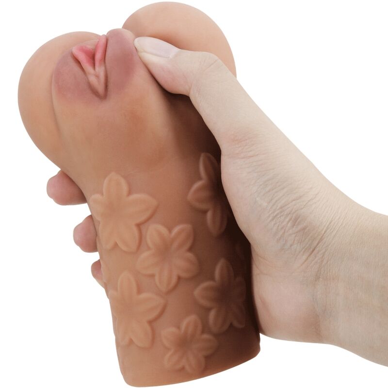 TORO PAZZO - DESIGN DI VAGINA E ANO SCARLATTO CON FIORI DI CARNE