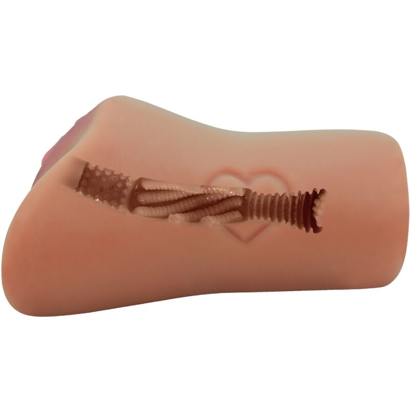 CRAZY BULL - DESIGN DI VAGINA E ANO SCARLATTO CON CARNE A CUORE