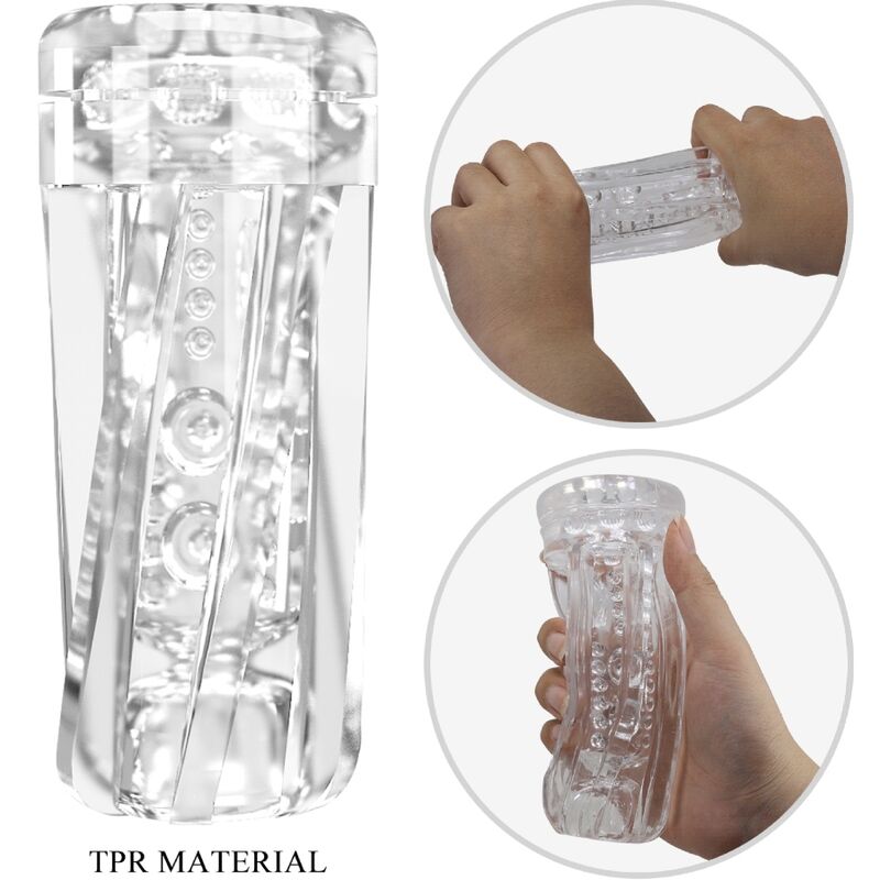 PRETTY LOVE - TAMARA MASTURBATORE MASCHILE VIBRATORE MULTIVELOCITÀ NERO