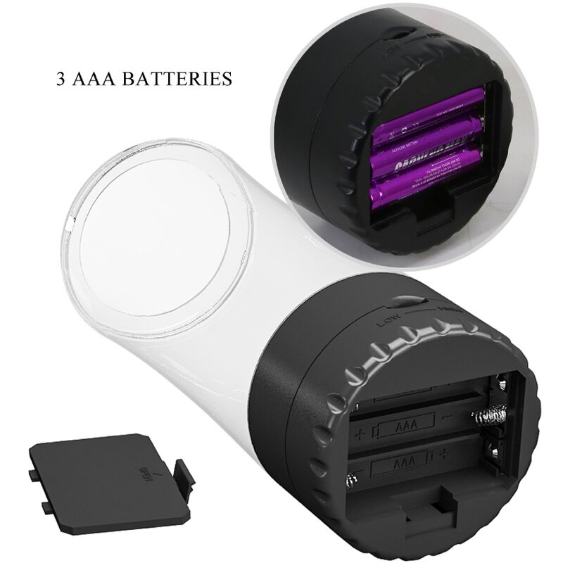 PRETTY LOVE - TAMARA MASTURBATORE MASCHILE VIBRATORE MULTIVELOCITÀ NERO