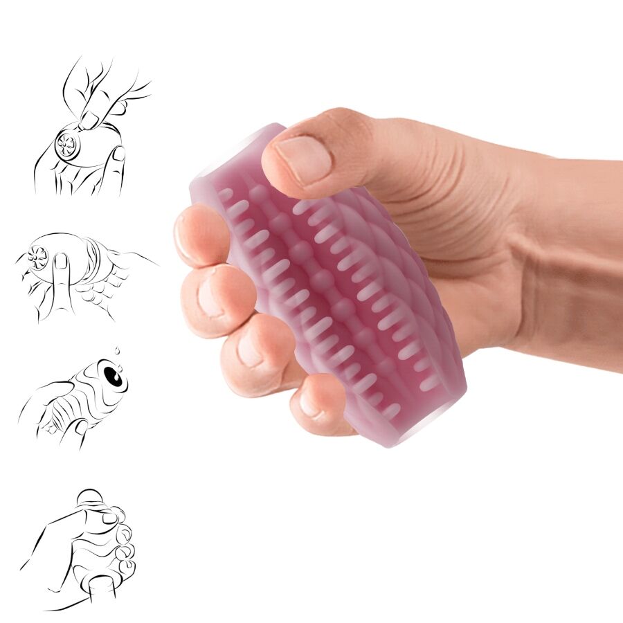 PRETTY LOVE - ATHENA EROS MASTURBATORE MASCHILE IN SILICONE ROSA