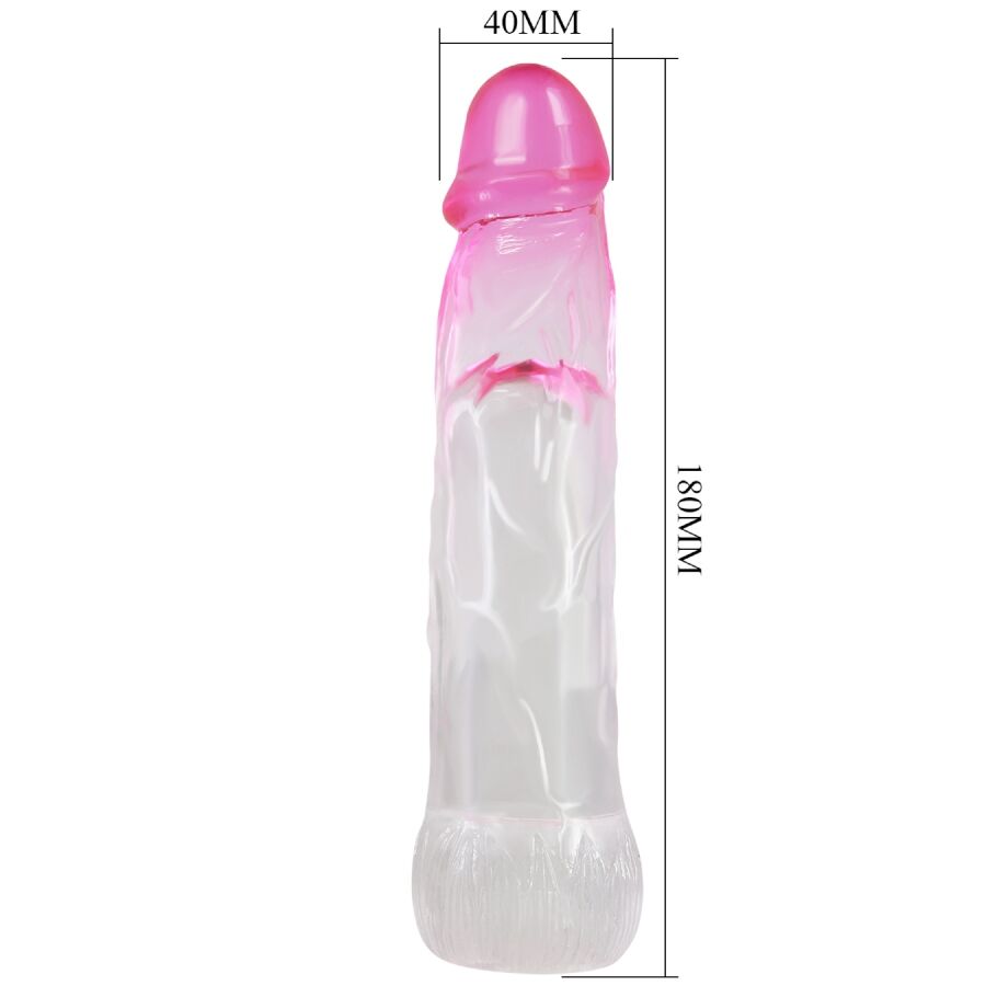 PRETTY LOVE - NERON FUNDA REALISTA PARA AMPLIACIÓN DE PENE DE 6 CM ROSA