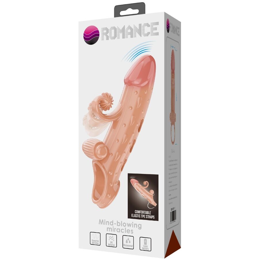 ROMANCE - FUNDA VIBRADORA PARA EL PENE NATURAL