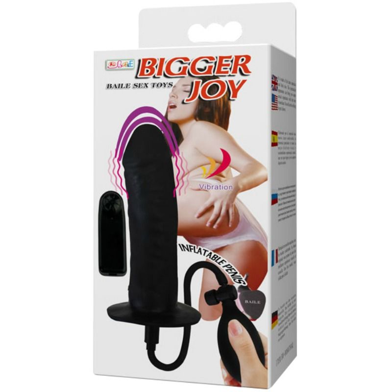 BAILE - BIGGER JOY PENE GONFIABILE CON VIBRAZIONE 16 CM