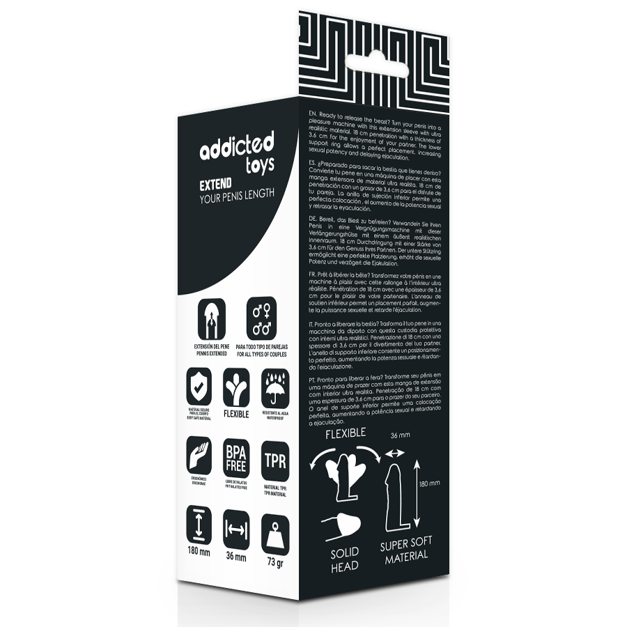 ADDICTED TOYS - ALLUNGA IL TUO PENE DI 18 CM