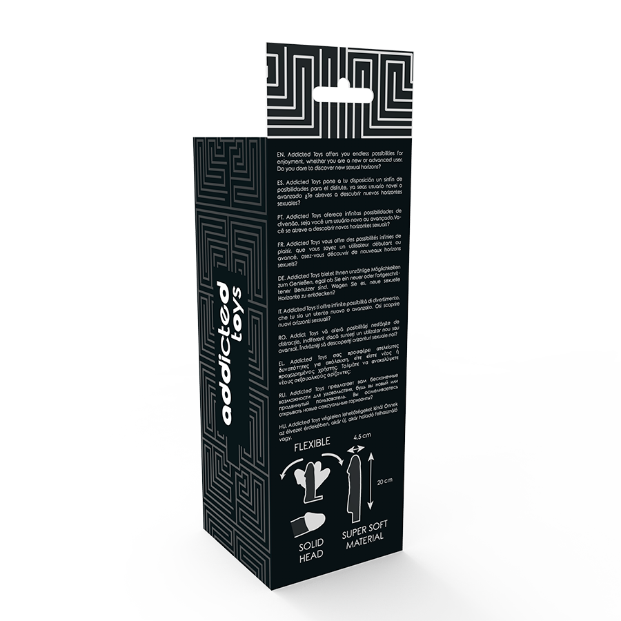 JUGUETES ADICTO - EXTENSIÓN DE PENE TRANSPARENTE