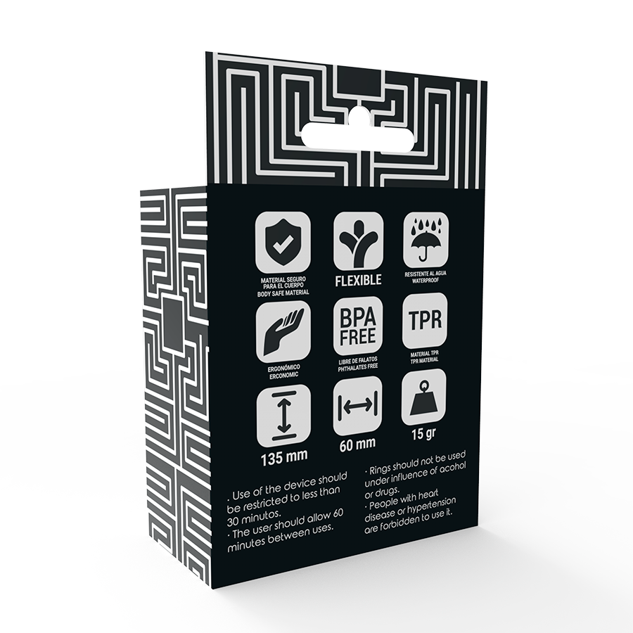 JUGUETES ADICTO - SET DE ANILLOS PARA EL PENE TRANSPARENTES