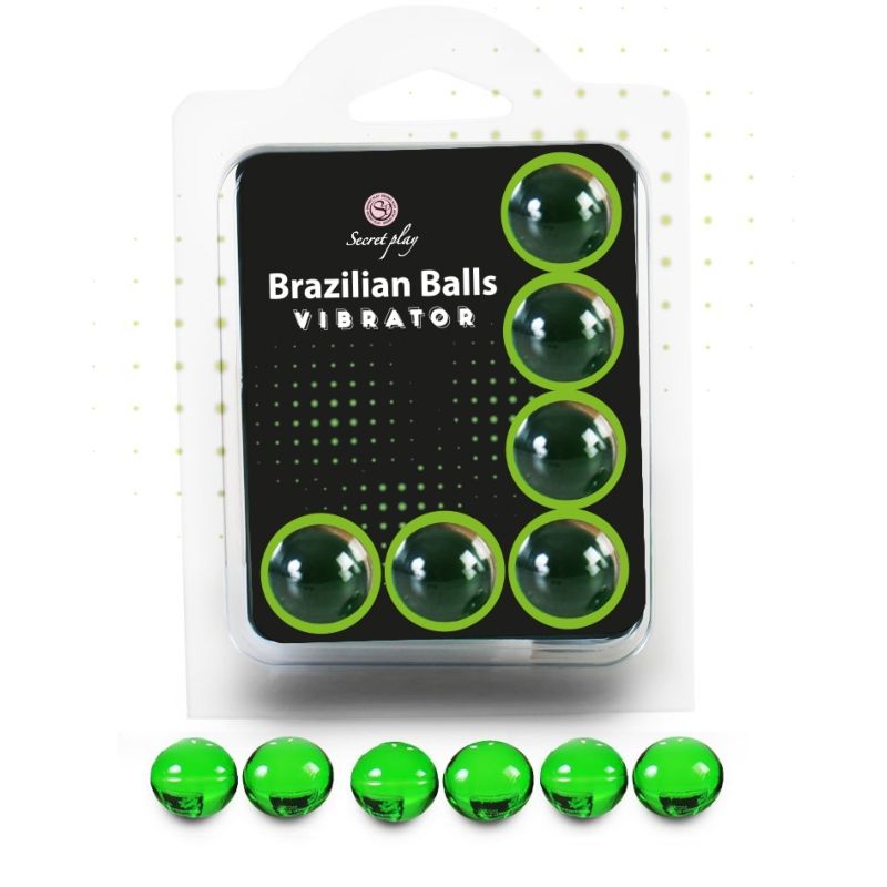 SECRETPLAY - SET 6 VIBRATORI CON PALLINE BRASILIANE