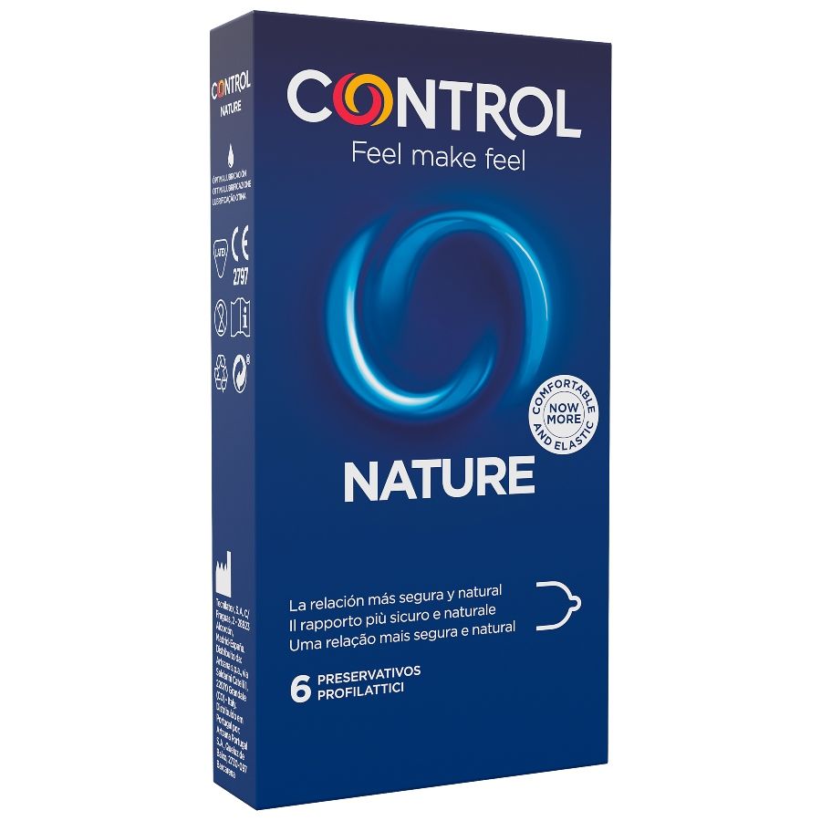 CONTROL - ADAPTA NATURE CONDOMS 6 UNITÀ