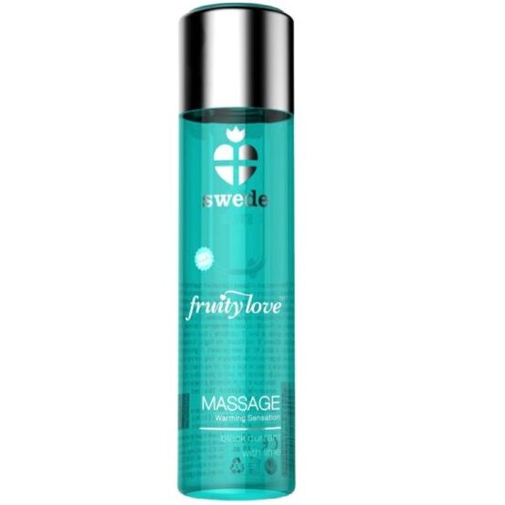 SUECO - ACEITE DE MASAJE FRUITY LOVE EFECTO CALOR GROSELLA NEGRA Y LIMA 60 ML