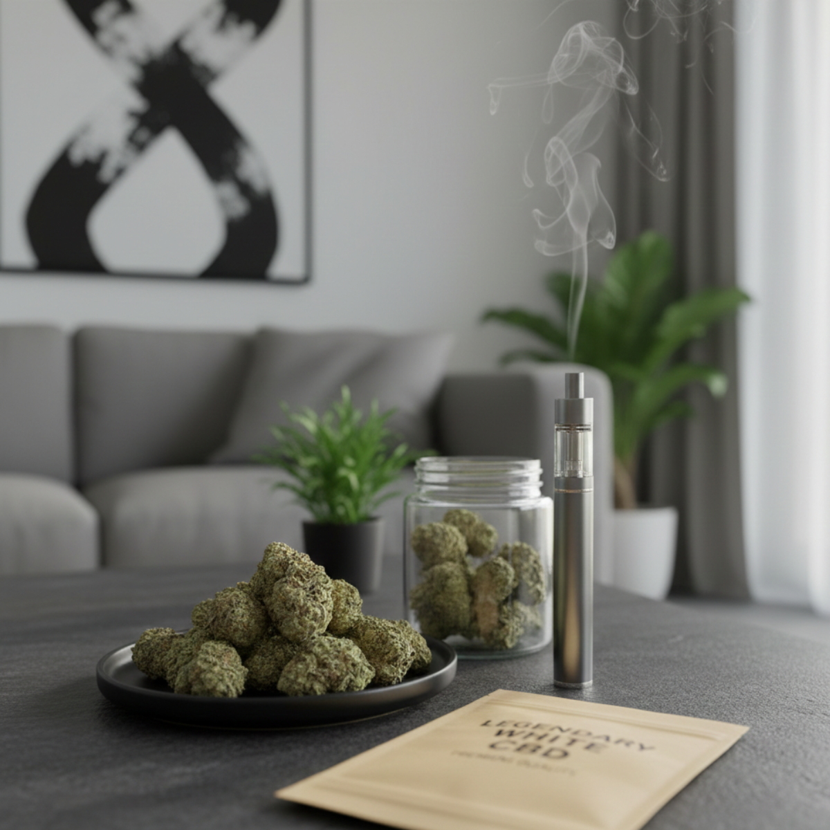 Legendary WHITE CBD – Flores Glass House Premium