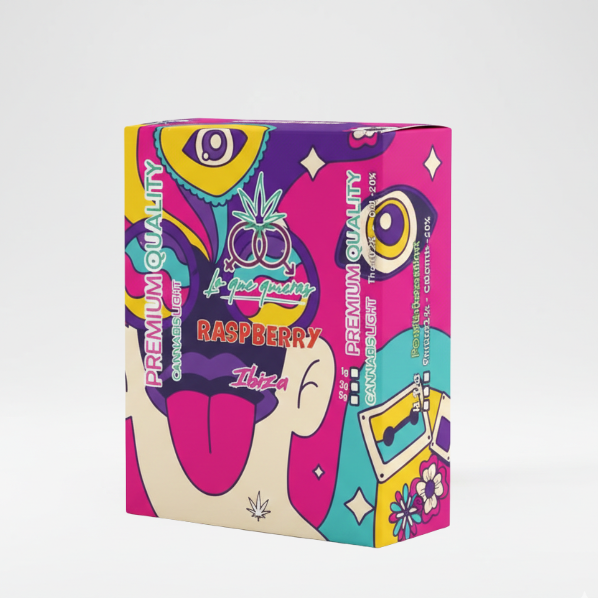 Raspeberry CBD – Flores Glass House Premium