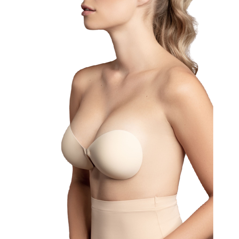 BYE-BRA - REGGISENO INVISIBILE NERO COPPA A