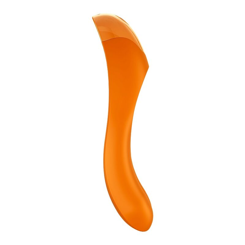 SATISFYER - VIBRATORE DA DITO A FORMA DI CANDY CANE ARANCIONE