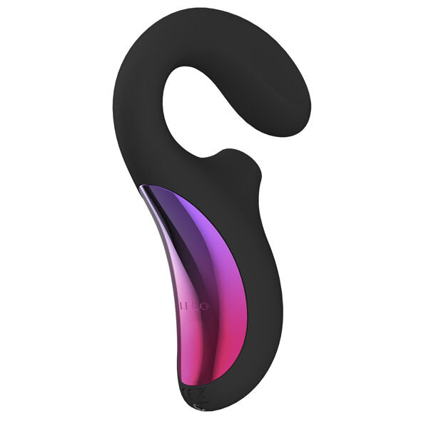 LELO - ENIGMA DOBLE ESTIMULACIÓN SUCCION MASAJEADOR NEGRO