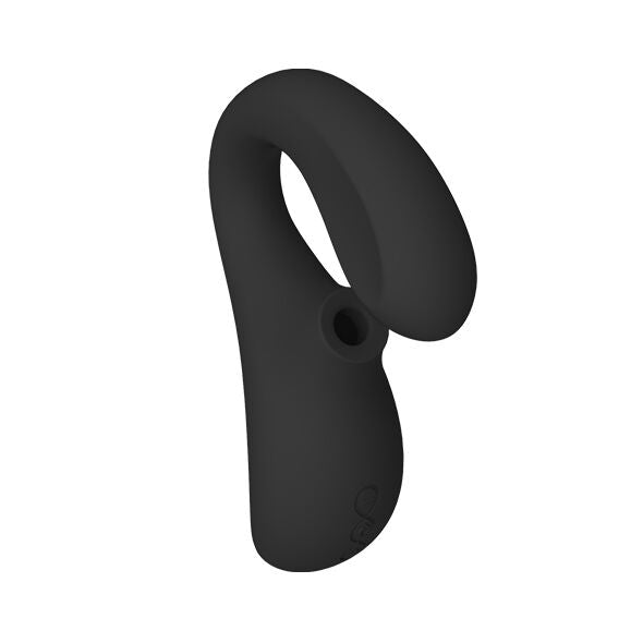 LELO - ENIGMA DOBLE ESTIMULACIÓN SUCCION MASAJEADOR NEGRO