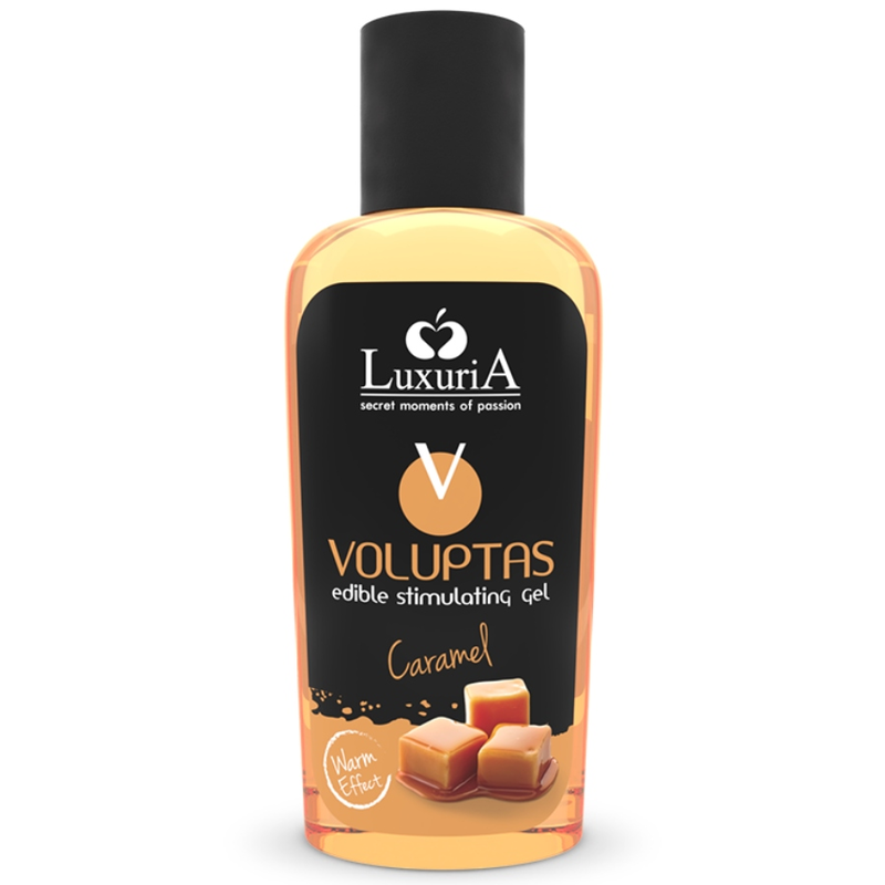 INTIMATELINE LUXURIA - VOLUPTAS GEL DA MASSAGGIO ALIMENTARE EFFETTO RISCALDANTE - CARAMELLO 100 ML
