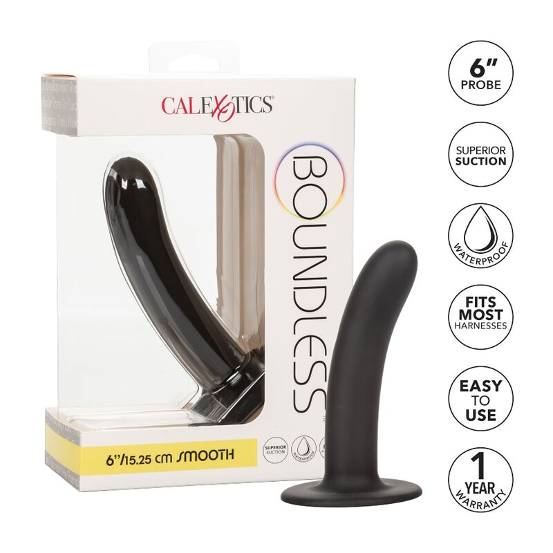 CALEXOTICS - DILDO BOUNDLESS 15,25 CM COMPATIBILE CON IMBRACATURA LISCIA