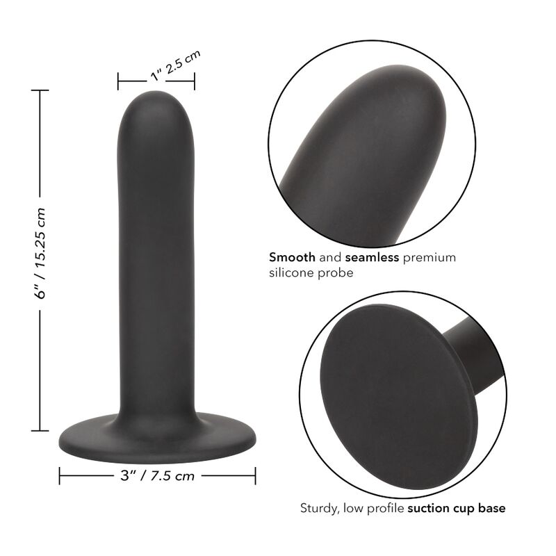 CALEXOTICS - DILDO BOUNDLESS 15,25 CM COMPATIBILE CON IMBRACATURA LISCIA