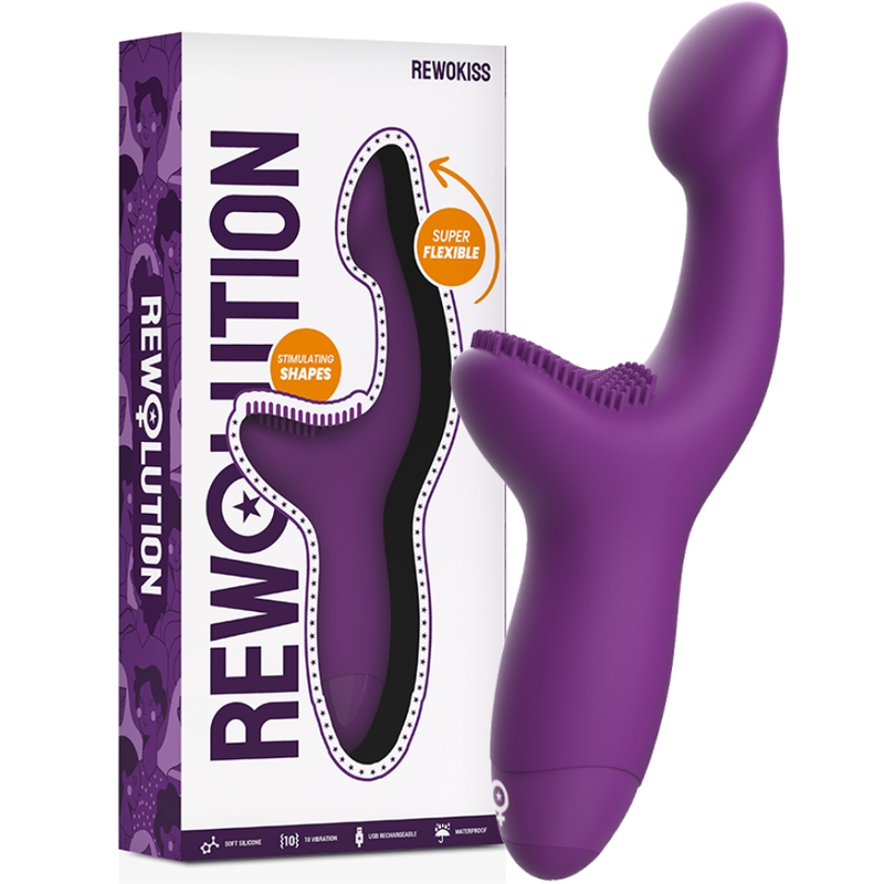 REWOLUTION - VIBRATORE REWOKISS PUNTO STIMOLATORE