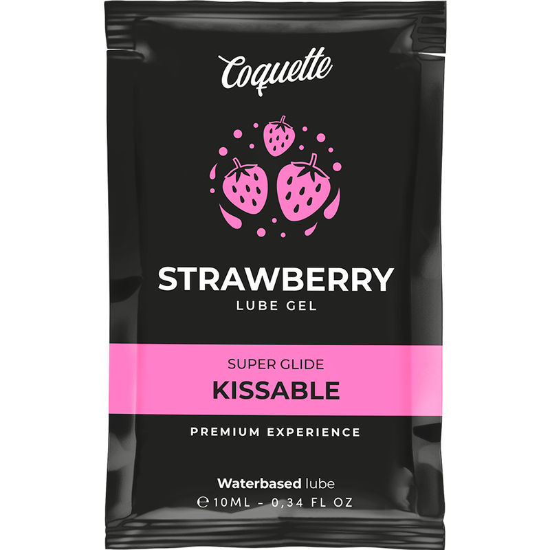 COQUETTE CHIC DESIRE - LUBRIFICANTE BACIABILE A BASE D'ACQUA ALLA FRAGOLA POCKET 10 ML
