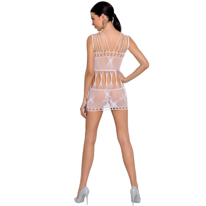 PASIÓN - MUJER BS090 BODYSTOCKING BLANCO TALLA ÚNICA