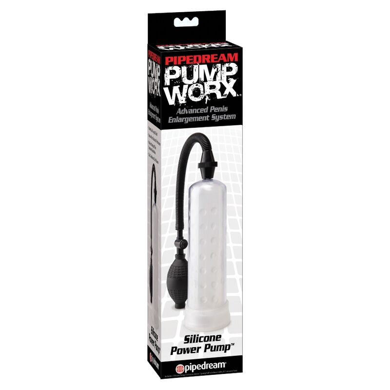 PUMP WORX - POMPA ELETTRICA IN SILICONE TRASPARENTE