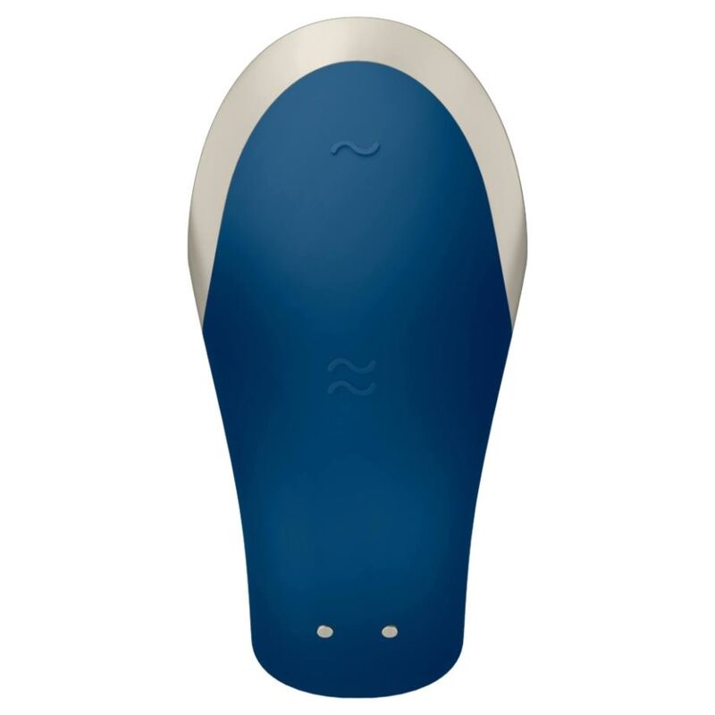 SATISFYER - VIBRATORE DOUBLE LOVE LUXURY PARTNER BLU