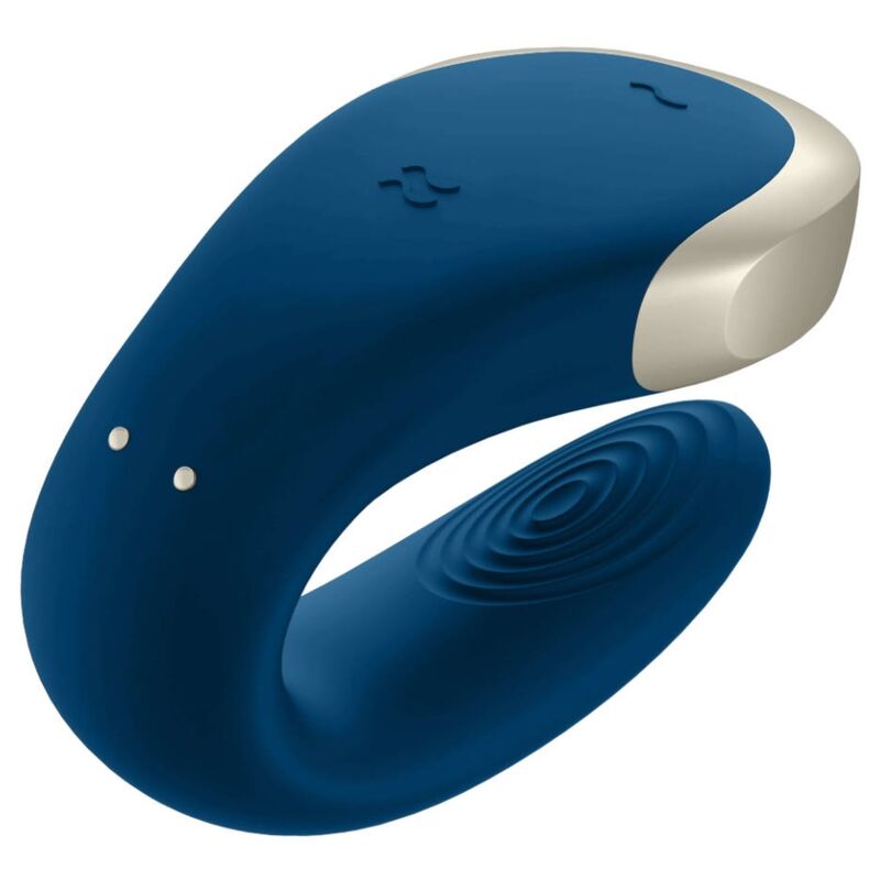 SATISFYER - VIBRATORE DOUBLE LOVE LUXURY PARTNER BLU