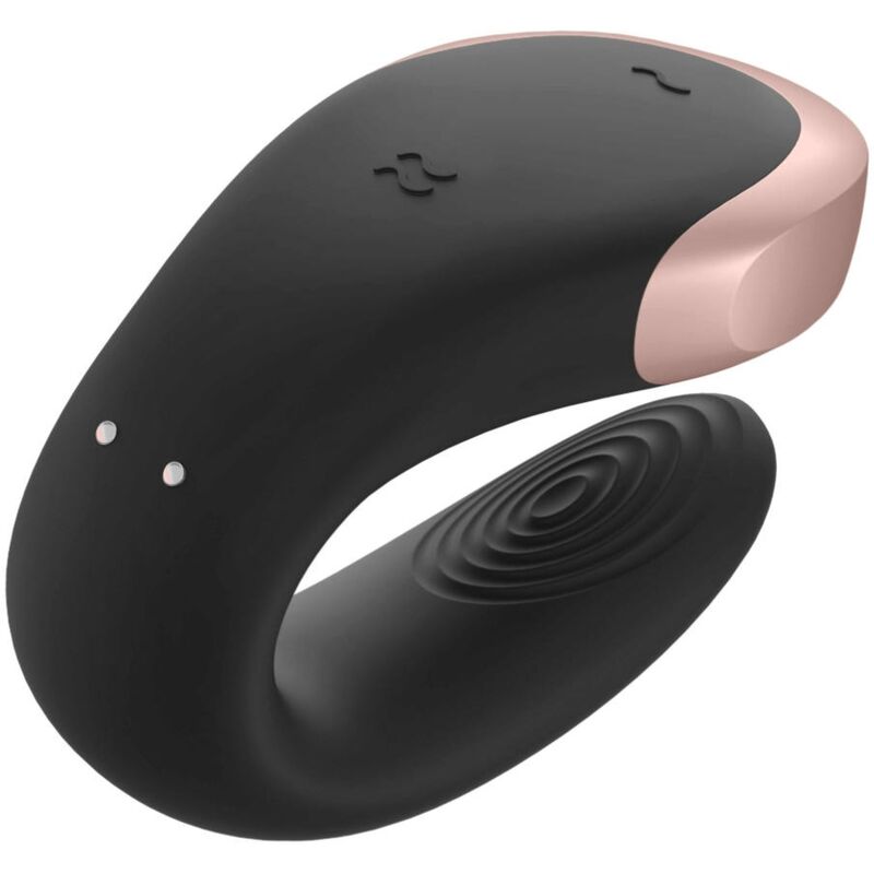 SATISFYER - VIBRATORE DOUBLE LOVE LUXURY PARTNER NERO