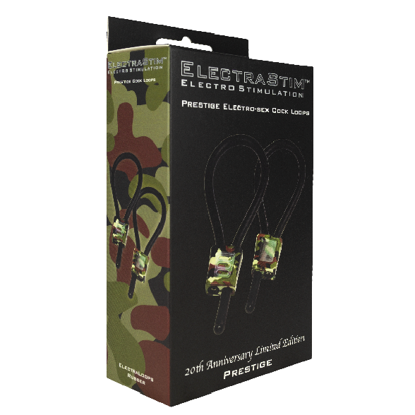 ELECTRASTIM - PRESTIGE ELECTRALOOPS ANILLOS PARA PENE AJUSTABLES CAMUFLAJE