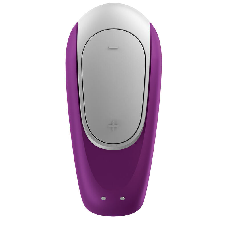 SATISFYER - VIBRATORE DOPPIO DIVERTIMENTO PER IL PARTNER VIOLA