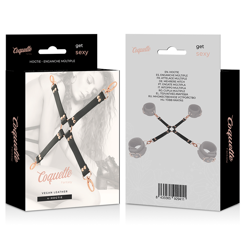 COQUETTE CHIC DESIRE - CORBATA DE CUERO VEGANO DE FANTASÍA