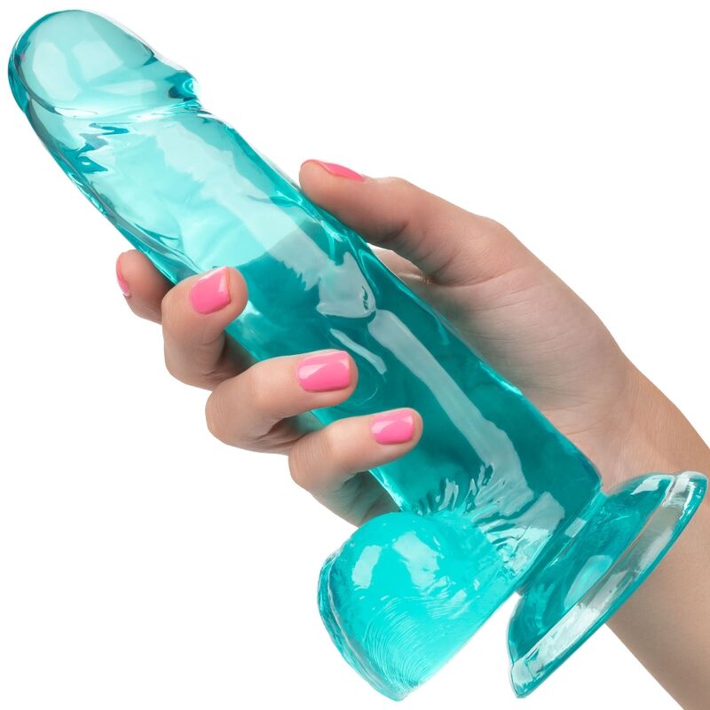 CALEXOTICS - DILDO TAGLIA QUEEN BLU 15,3 CM