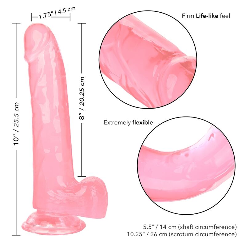 CALEXOTICS - DILDO TAGLIA QUEEN ROSA 20,3 CM