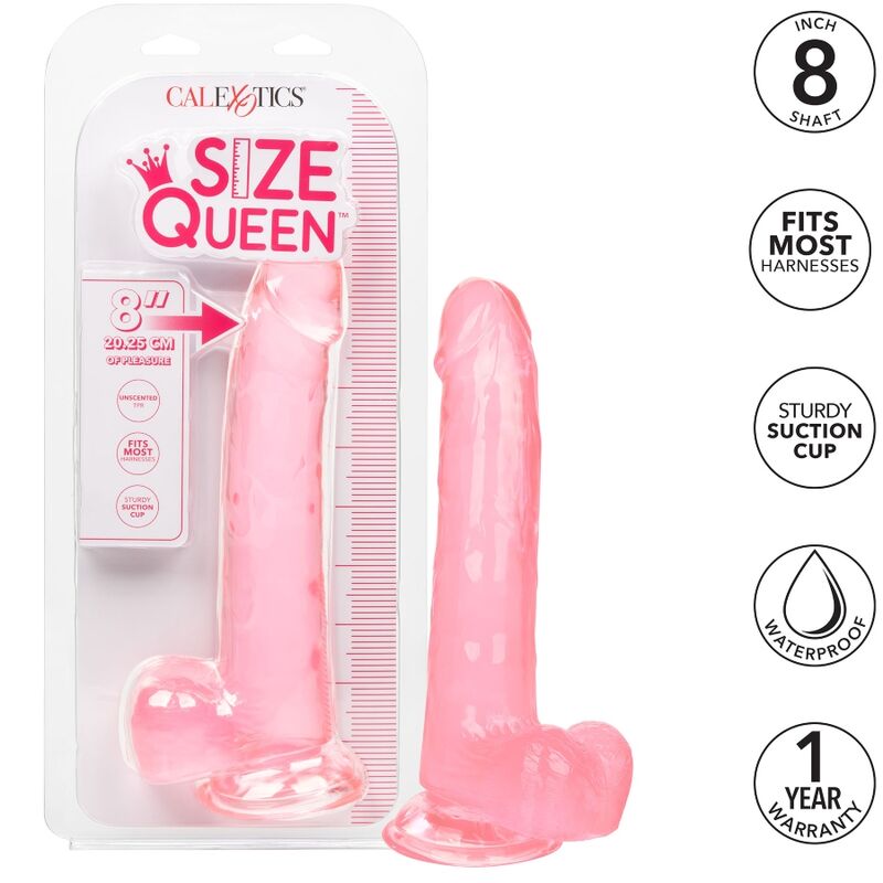 CALEXOTICS - DILDO TAGLIA QUEEN ROSA 20,3 CM