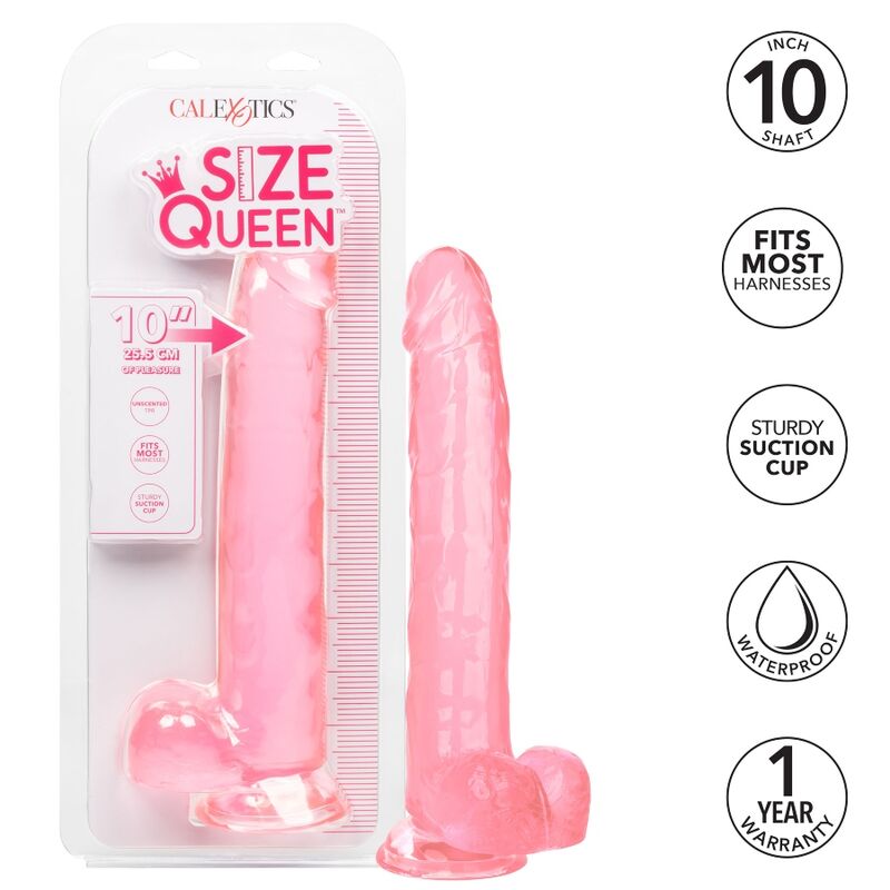 CALEXOTICS - DILDO TAGLIA QUEEN ROSA 25,5 CM
