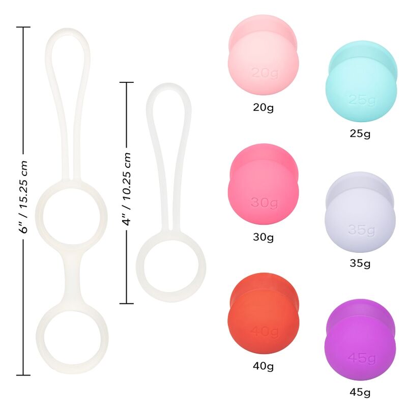 CALEXOTICS - SET SHE-OLOGY BOLAS KEGEL INTERCAMBIABILI