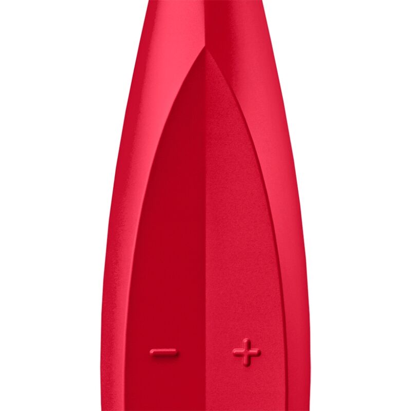 SATISFYER - VIBRATORE CON PUNTA ROTANTE E DIVERTENTE ROSSO