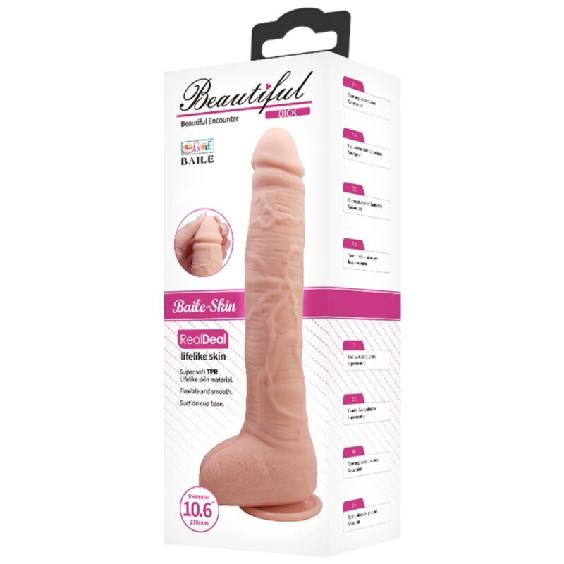 BAILE - DILDO REALISTA FLEXIBLE