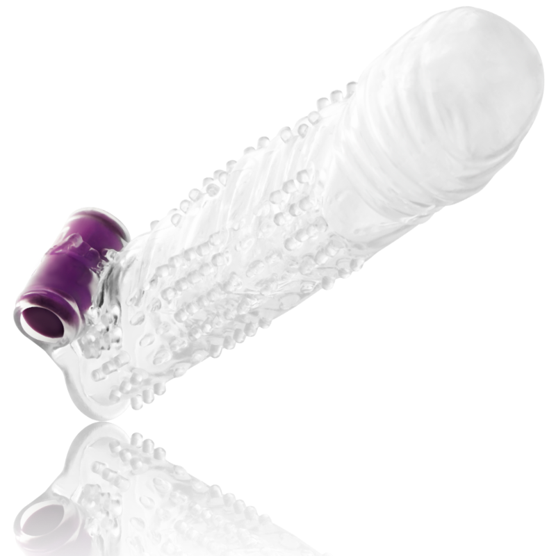 OHMAMA - FUNDA TEXTURIZADA PARA EL PENE CON BALA VIBRADORA