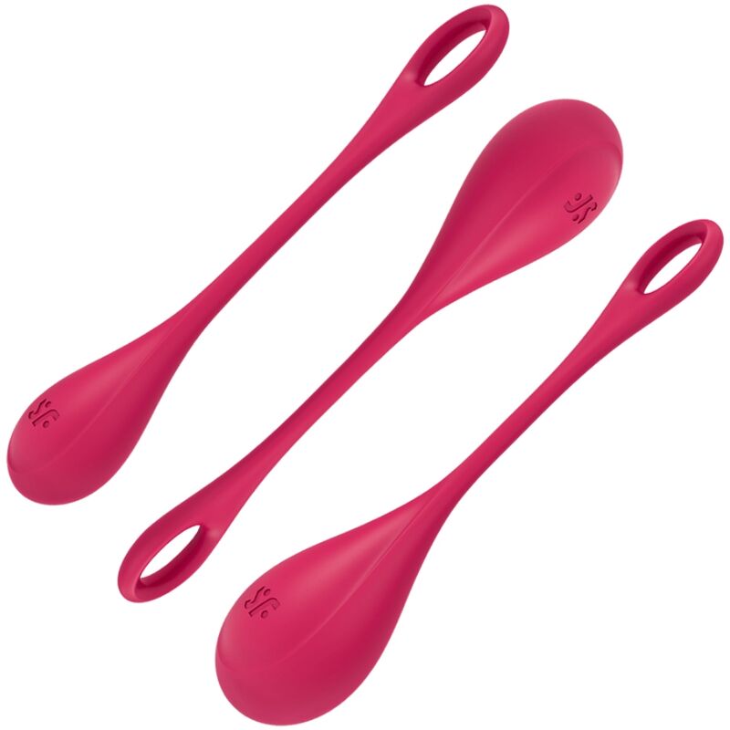 SATISFYER - YONI POWER 1 SET DI ALLENAMENTO ROSSO