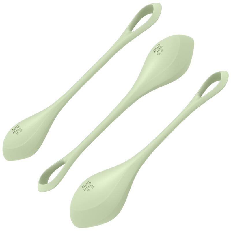 SATISFYER - YONI POWER 2 SET DI ALLENAMENTO VERDE