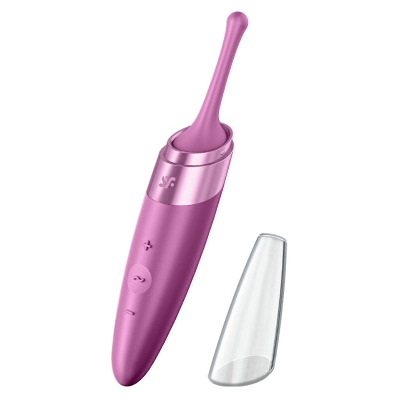 SATISFYER - VIBRATORE PER LA PUNTA DEL CLITORIDE ROTANTE VIOLA