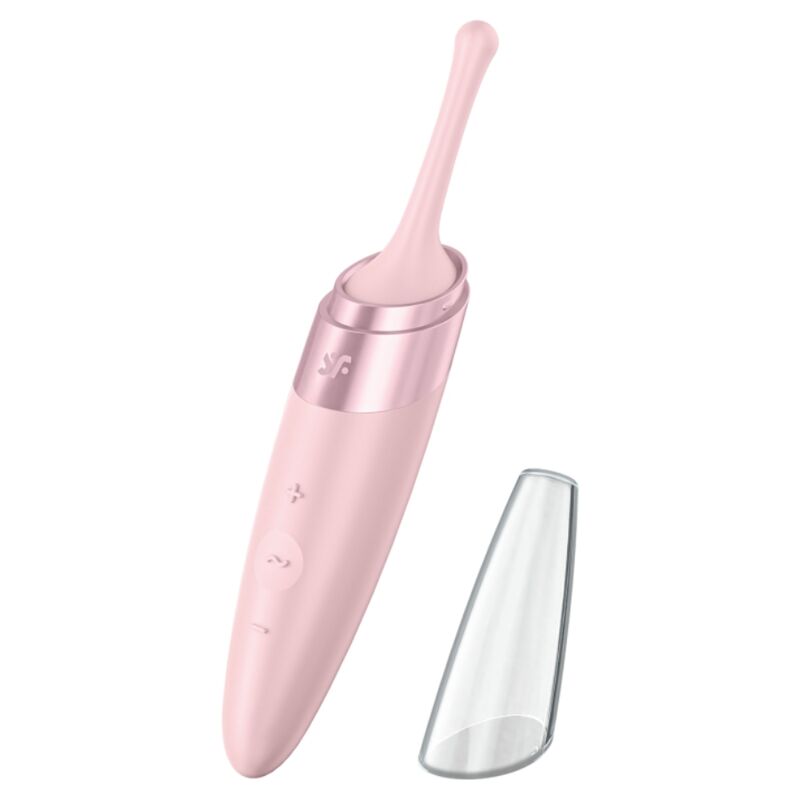 SATISFYER - VIBRATORE PER LA PUNTA DEL CLITORIDE ROTANTE ROSA